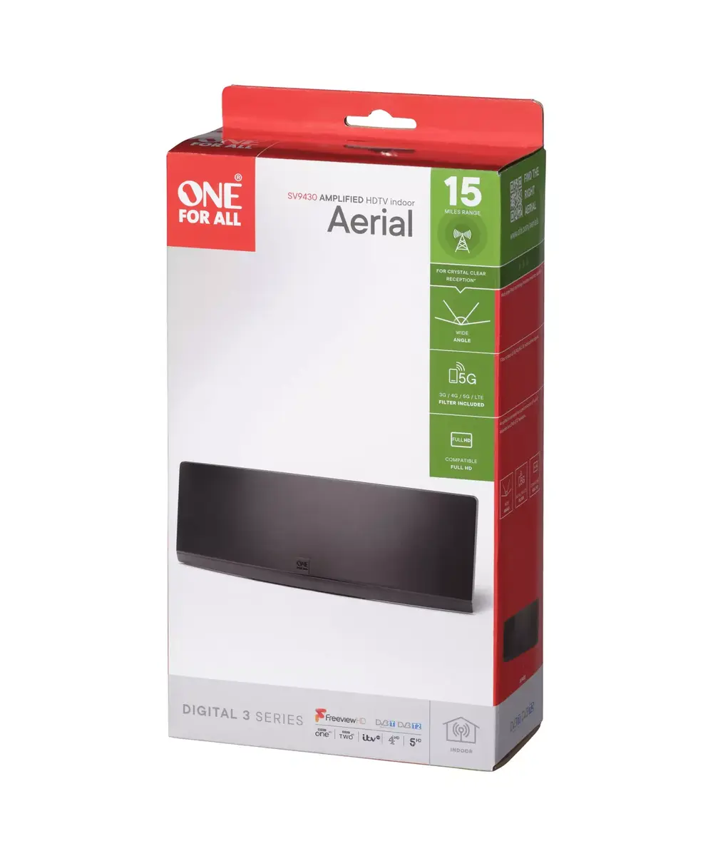 Iekštelpu antena One For All Design Line DVB-T Curved EX Photo 5