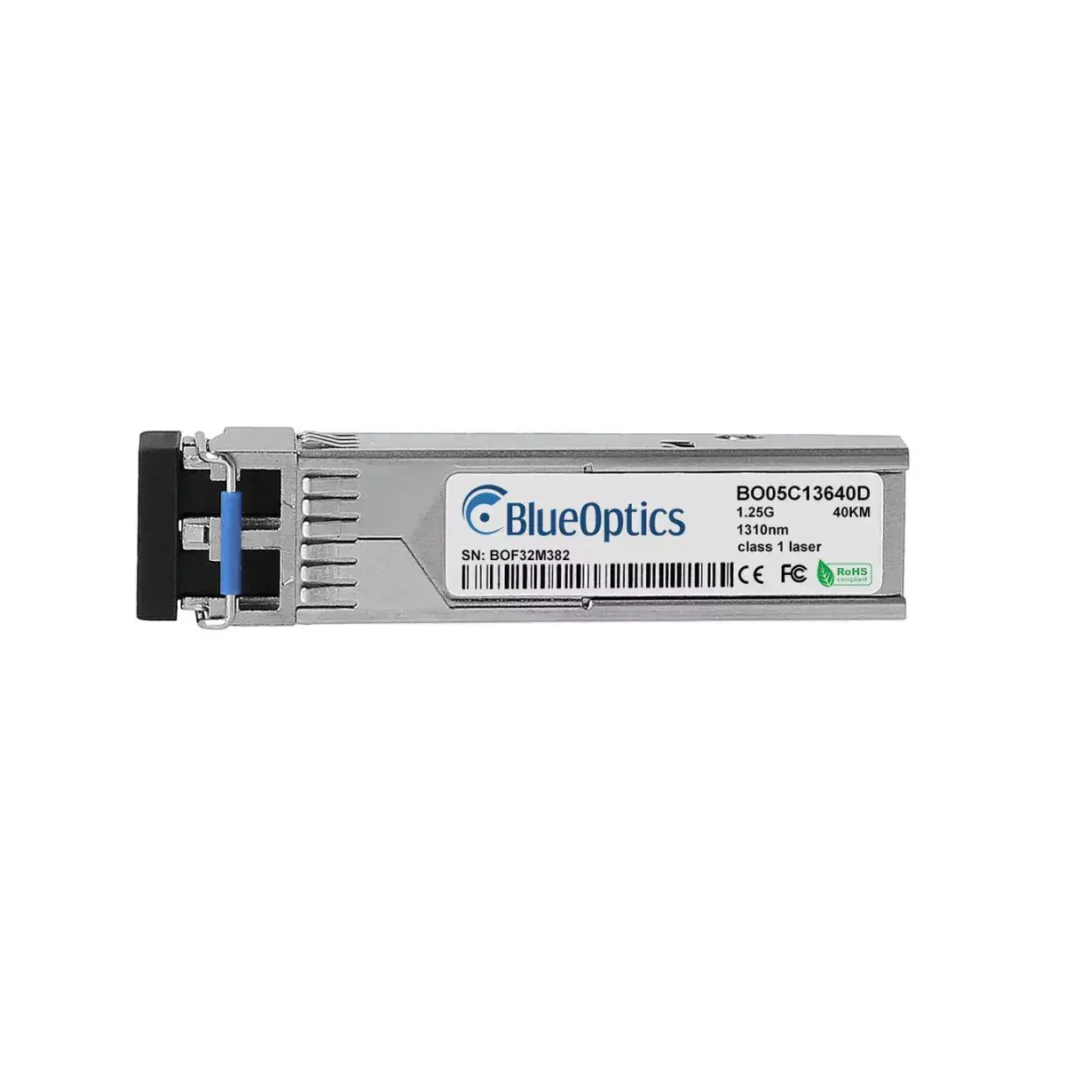 SFP pārveidotāja modulis BlueOptics S-SFP-GE-LH40-SM1310-BO 1250