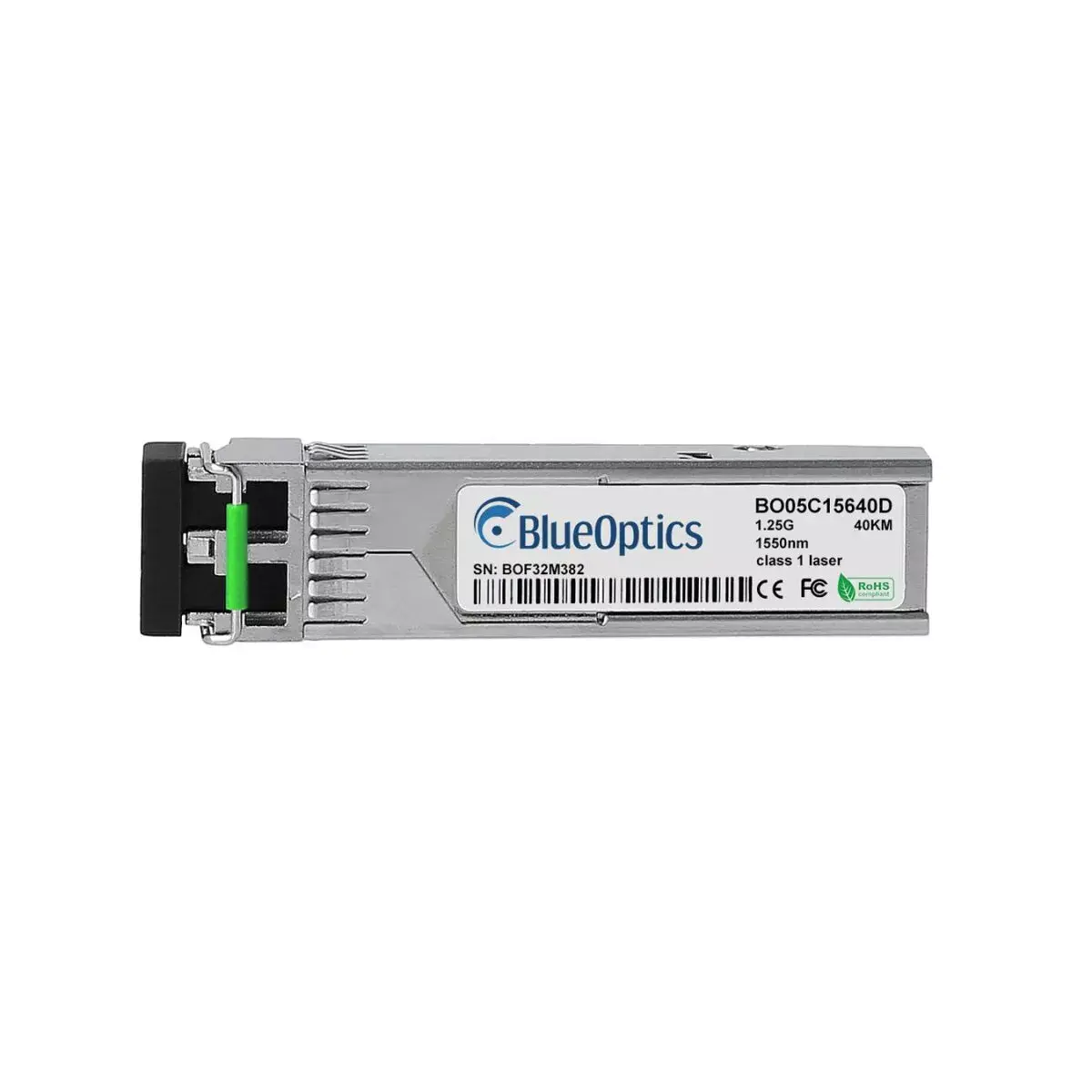 SFP pārveidotāja modulis BlueOptics S-SFP-GE-LH40-SM1550-BO 40000