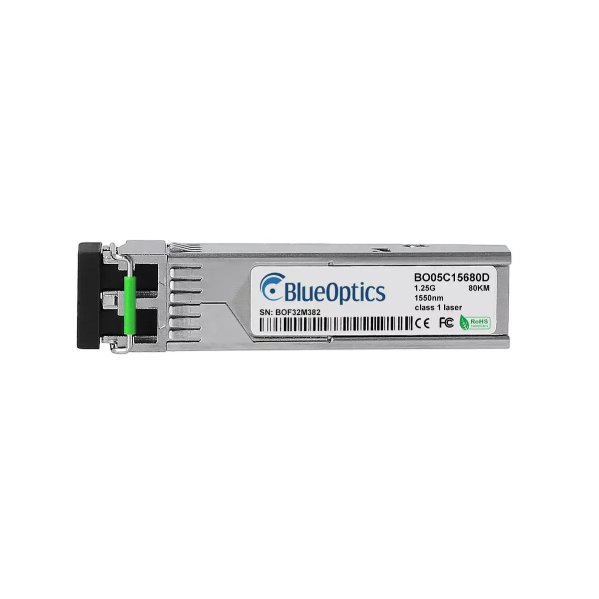 SFP pārveidotāja modulis BlueOptics S-SFP-GE-LH80-SM1550-BO 80000