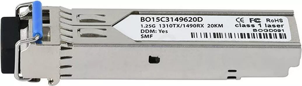 SFP transīvers CBO SFP-GE-LX-SM1310-BIDI-BO 1250 Mbit/s