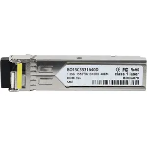 SFP fiber optic transceiver CBO SFP-GE40KT15R13 1.25 Gbps, reach 40,000 m