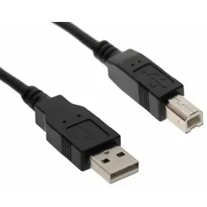 Omega OUAB1 USB 2.0 A-plug AM-BM Printer Cable 1.5m Black