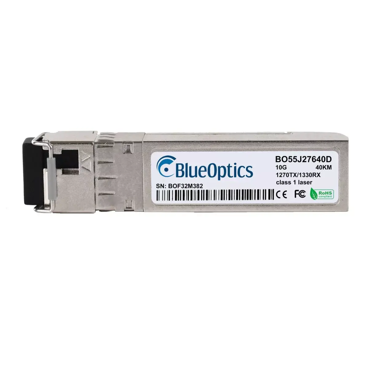 SFP pārveidotāja modulis BlueOptics SFP-10G-ER-SM1270-BIDI 10000