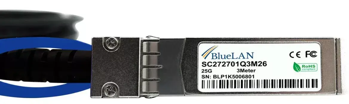 InfiniBand Fibre Optic Cable BlueOptics XXVDACBL1M-BL Photo 3