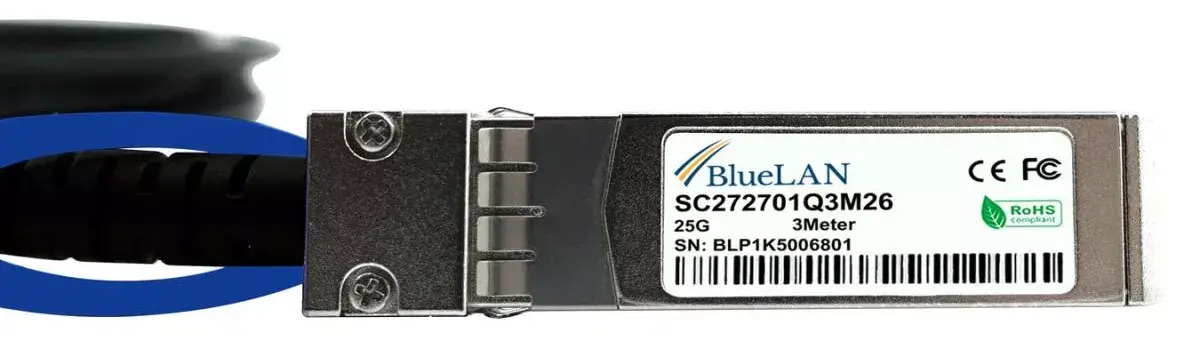 InfiniBand/optiskā šķiedra kabelis SFP28 BlueOptics CAB-S-S-25G-3M Photo 3