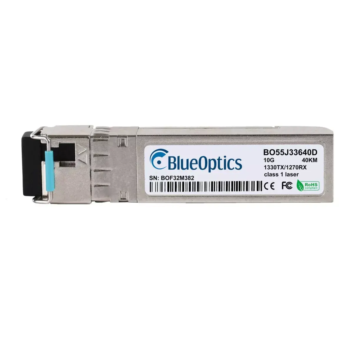 SFP pārveidotāja modulis BlueOptics SFP-10G-ER-SM1330-BIDI-BO 40000
