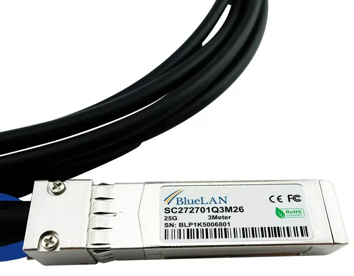 SFP28 DAC Cable BlueOptics SFP28-DAC-1M-AT-BL Photo 3