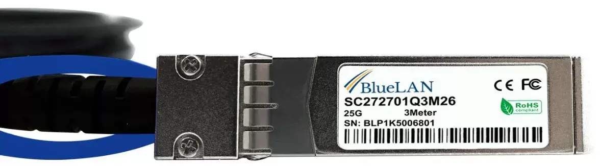 Кабель SFP28 DAC BlueOptics SFP28-DAC-2M-UQ Photo 3