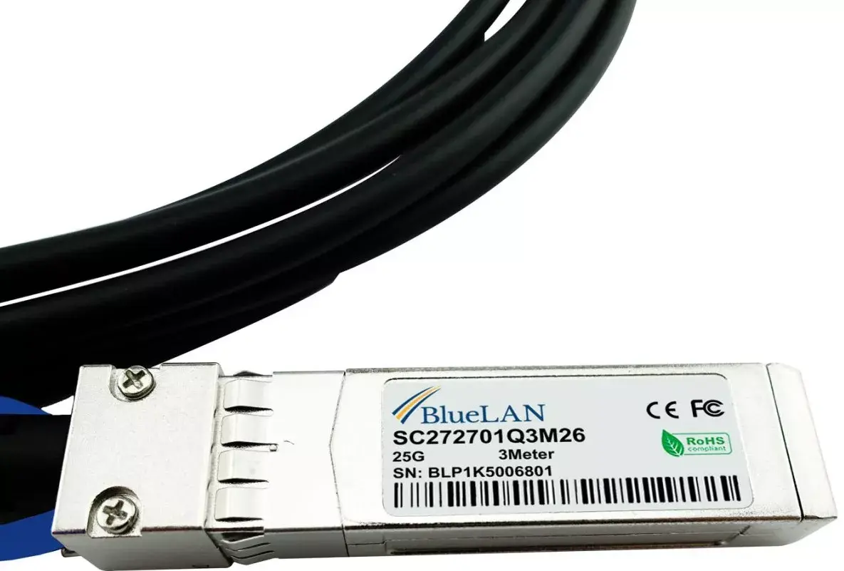 SFP28 DAC kabelis BlueOptics SFP28-DAC-3M-VA Photo 2