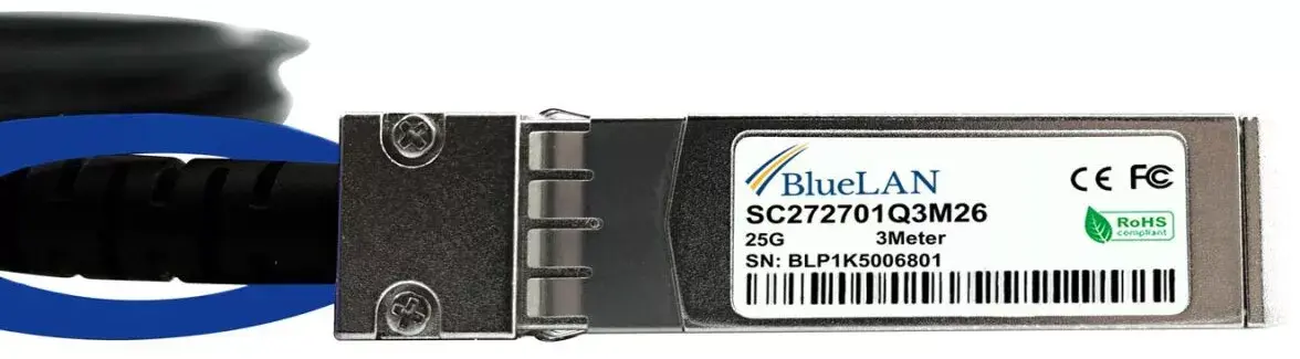 SFP28 DAC Cable BlueOptics SFP28-DAC-3M-ZY Photo 3