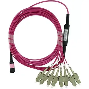 Multimode Fiber Breakout Cable CBO SFP6142FU5MKB, OM4, 5 m