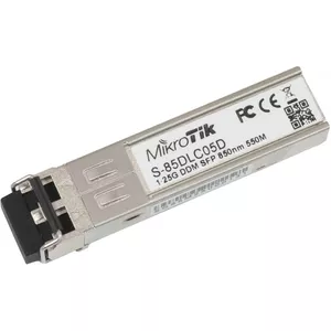 Mikrotik S-85DLC05D network transceiver module 1250 Mbit/s SFP 850 nm