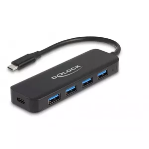 DeLOCK 64170 USB 3.2 Gen 1 Type-C хаб 5000 Mbit/s Черный