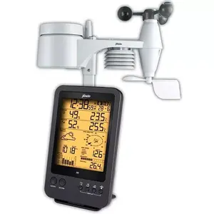 Alecto WS-4700 Digital Weather Station Black with Indoor Thermometer Indoor Hygrometer Outdoor Barometer Outdoor Hygrometer Outdoor Thermometer
