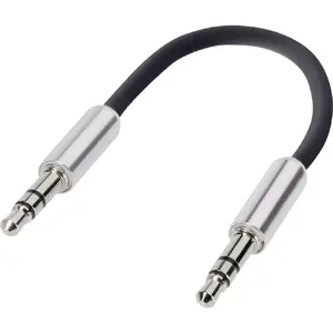 Аудиокабель SpeaKa Professional SP-7870496 0.1м 3.5мм Черный