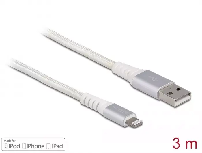Кабель USB DeLOCK 3 м Lightning Photo 2
