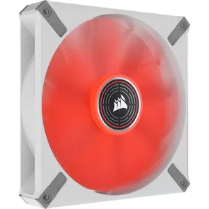 Corsair ML140 LED ELITE 120 mm White PWM Case Fan - 400–1600 RPM, Magnetic Levitation Bearing