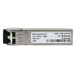 Fiber optic SFP+ transceiver CBO 407-BBOU-BO 10 Gbit/s LC SR, 300 m