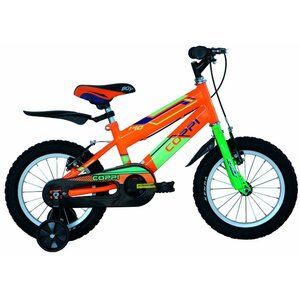Bērnu velosipēds 14" JUNIOR MAN ARGO/ORANGE/GRN 8001446125137 COPPI