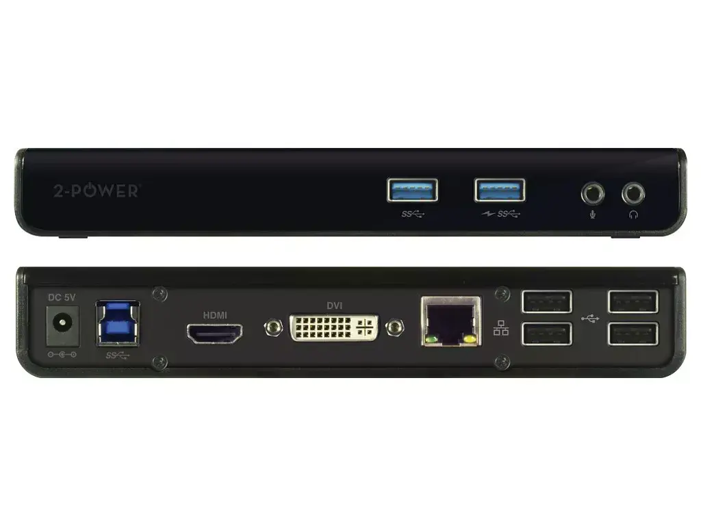 2-Power USB 3.0 Dual Display dokstacija Photo 2