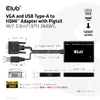 Адаптер VGA и USB Type-A на HDMI CLUB3D CAC-1720 Photo 3