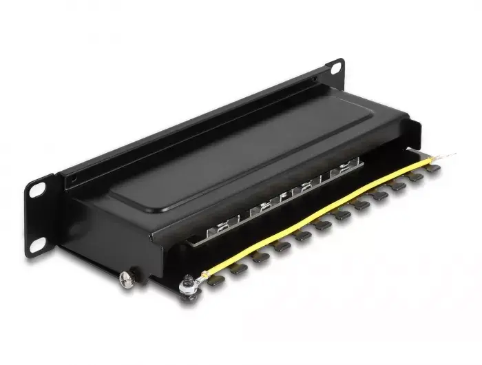 DeLOCK 10" Patch Panel 8 port Cat.6A 1U black Photo 2