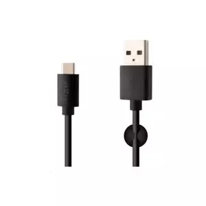 Fixed datový a nabíjecí kabel, USB-A -> USB-C, 20 W, délka 1 m, černá