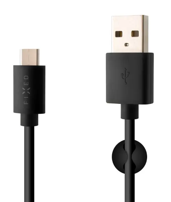 USB uz USB‑C kabelis FIXED FIXD-UC-BK Photo 2
