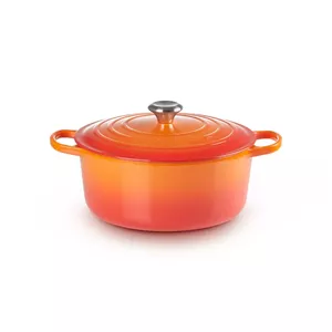 Le Creuset Round Casserole 6.7L Orange Red 21177280902430