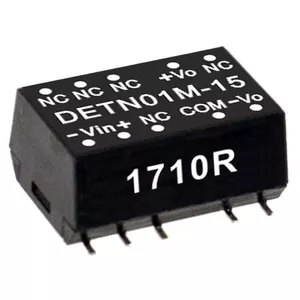 Электрический преобразователь MEAN WELL DETN01N-15 1W 21.6-26.4V 34mA