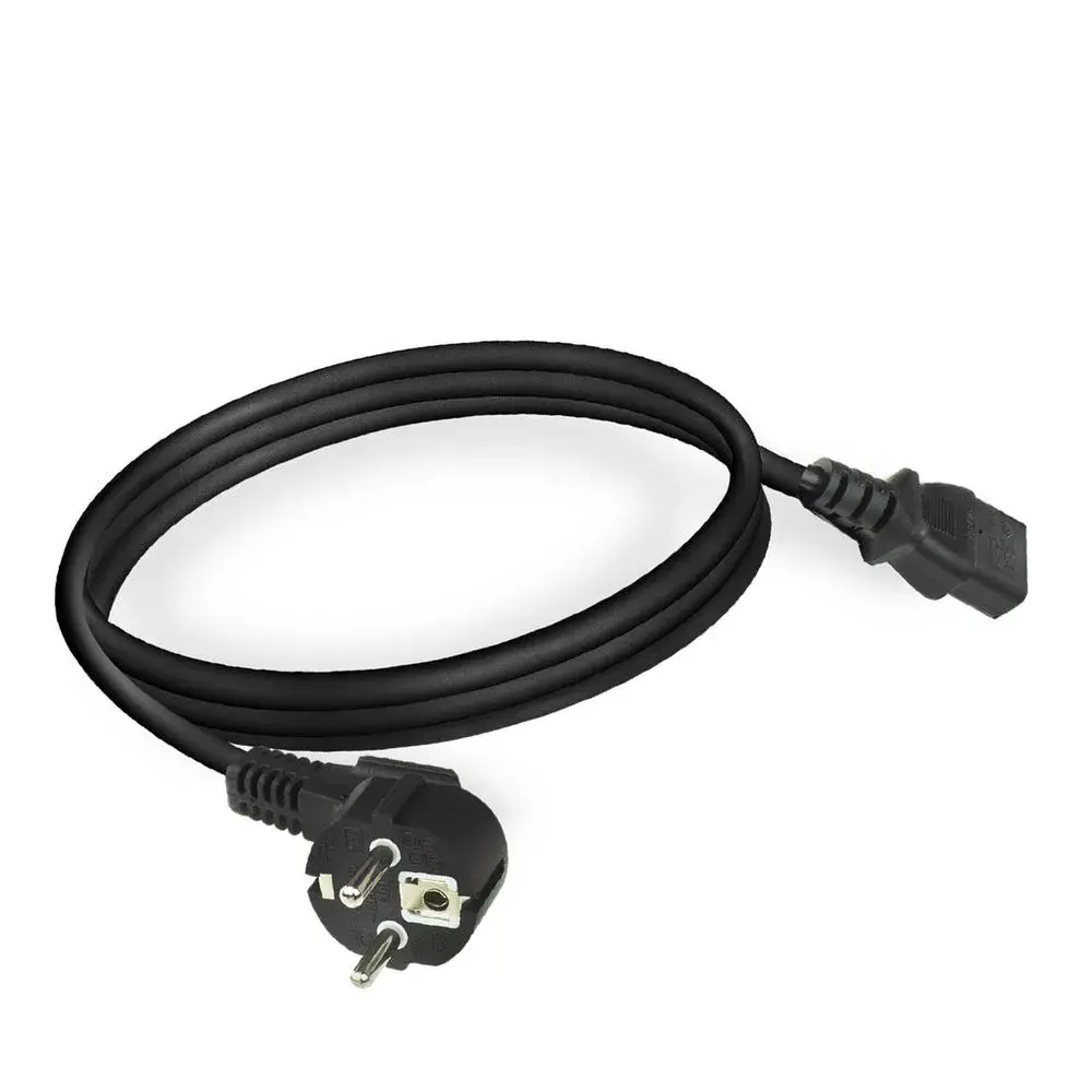 ACT Powercord mains connector CEE 7/7 male angled Photo 2