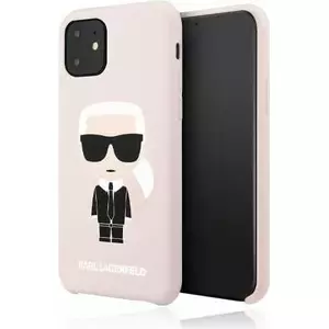 Силиконовый чехол Karl Lagerfeld для Apple iPhone 11 Pro Max, розовый