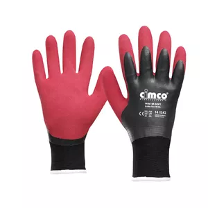 Workshop gloves Cimco 141242 Black Red XL 2 pcs