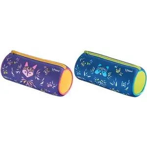 Пенал Maped MINI CUTE KIDS из неопрена, синий, на молнии с изображением животных, 1 шт.