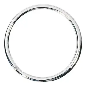Key ring WEDO 262 3016 Nickel Steel 1.6 cm Diameter 100 pcs