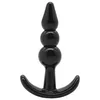 Набор анальных плагов Addicted Toys Silicone Black — 4 шт. Photo 5