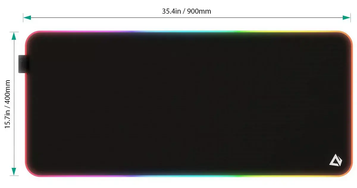 Aukey KM-P7 RGB XXL spēļu peles paliktnis Photo 4