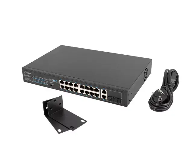 LANBERG RSFE-16P-2C-250 nevadāms 18 portu Gigabit slēdzis Photo 3