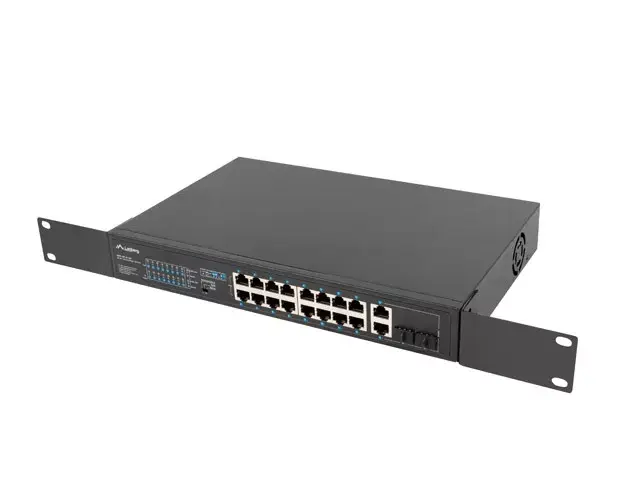 LANBERG RSFE-16P-2C-250 nevadāms 18 portu Gigabit slēdzis Photo 6