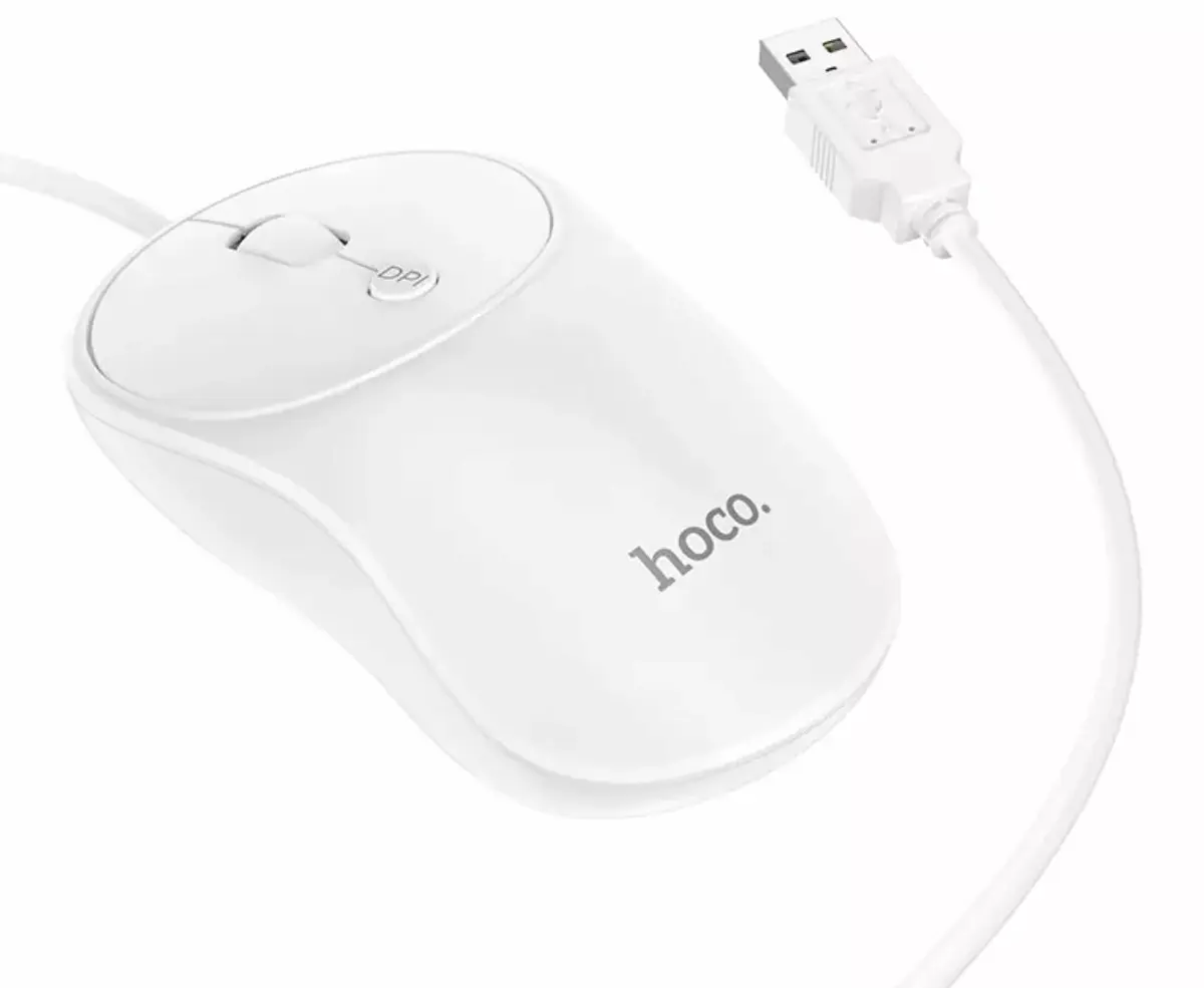 HOCO GM13 проводная USB оптическая мышь Photo 2