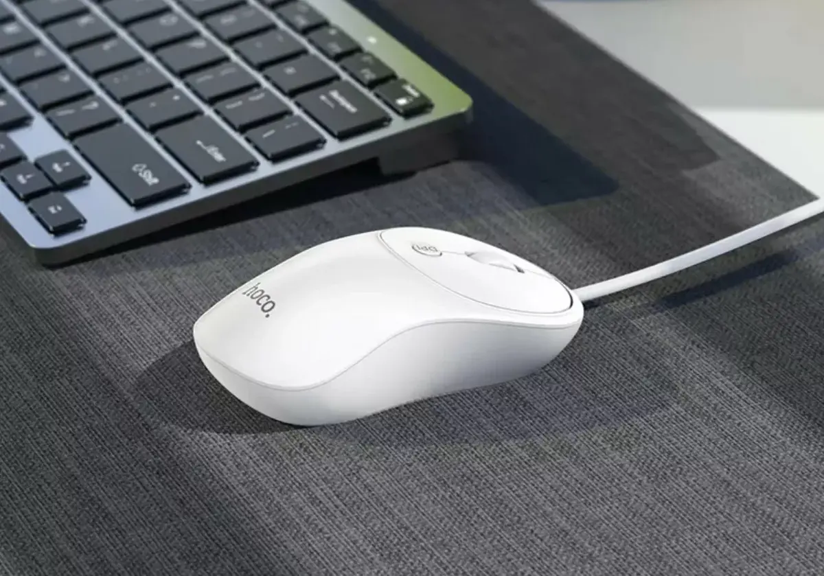 HOCO GM13 проводная USB оптическая мышь Photo 4