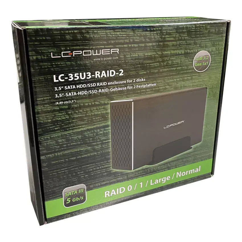 HDD enclosure LC-Power LC-35U3-RAID-2 Photo 9