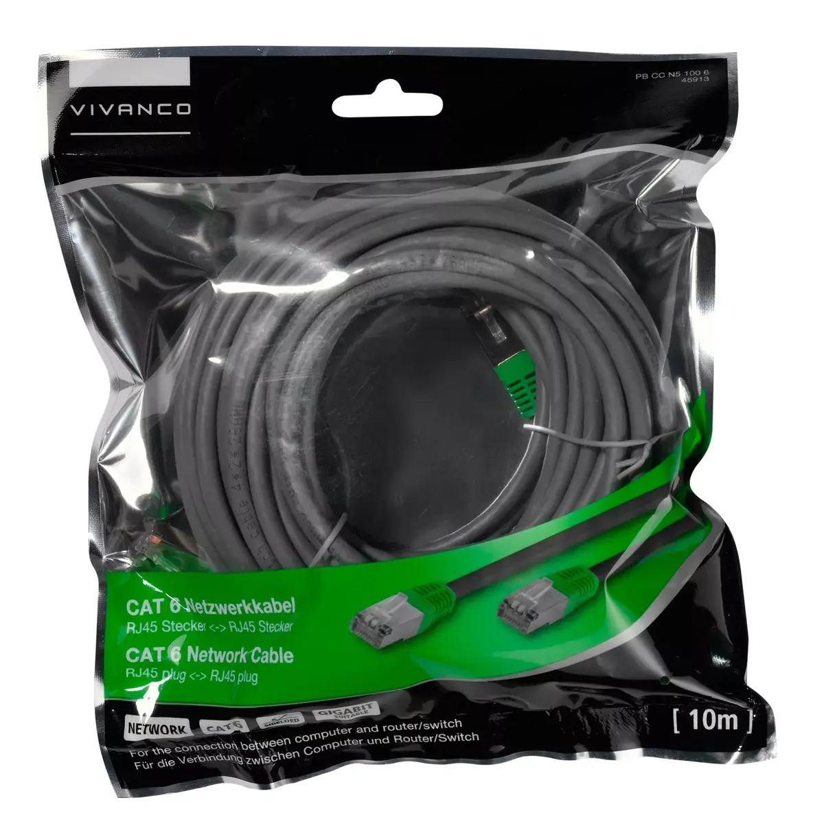 Networking Cable Vivanco PB CC N5 100 6 Photo 3