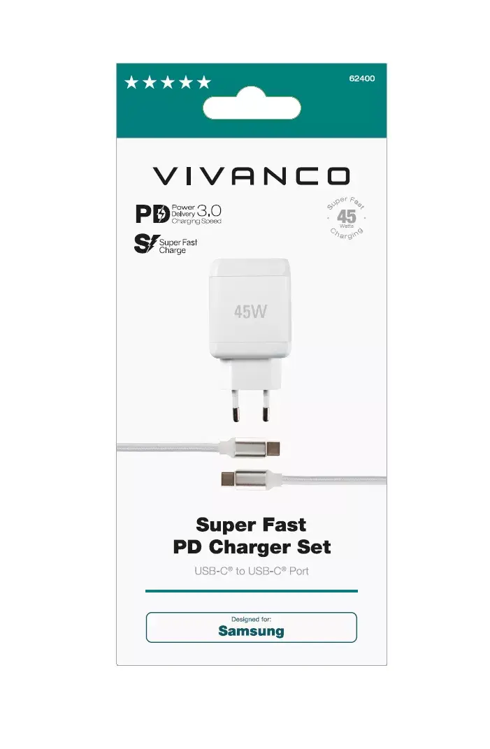 Vivanco Super Fast Power Delivery Charger Set Photo 6
