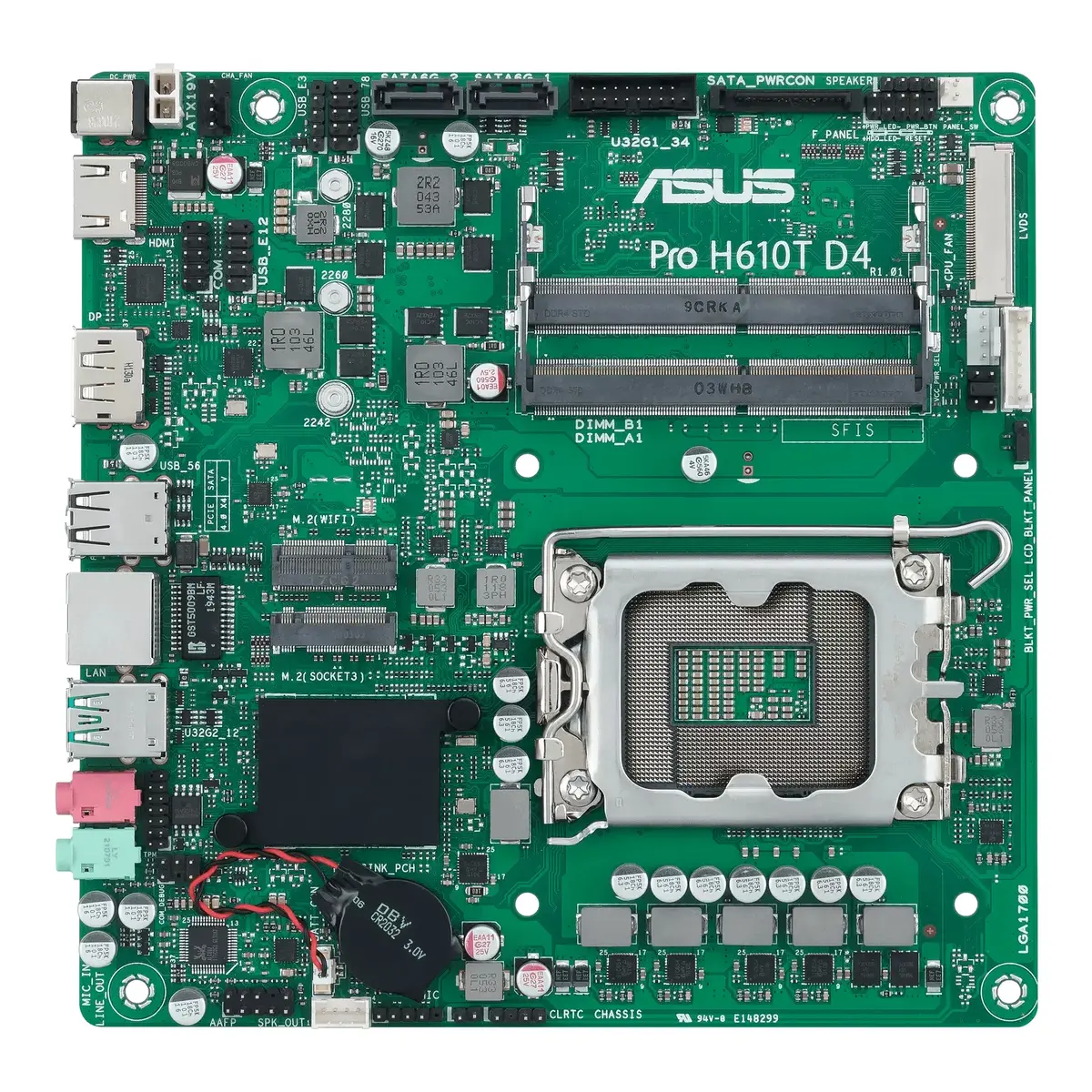 Материнская плата ASUS Pro H610T D4-CSM, 90MB1AM0-M0EAYC Photo 4