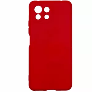 Чехол Evelatus Nano Silicone для Xiaomi Mi 11 Lite / Mi 11 Lite 5G, soft-touch, красный