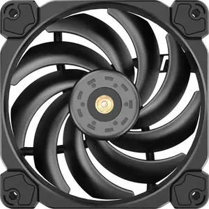 120mm case fan Jonsbo HF-120 PWM, black, 120×120×25 mm, PWM control