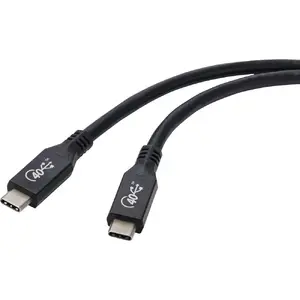 USB cable Renkforce RF-4870098 USB4 Gen 2x2 0.8 m USB C Black