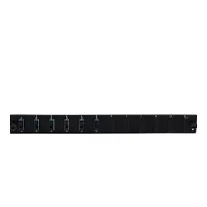 Patch panel accessory EFB Elektronik SB-FP-S-6SC-D-V-OM4, 1U rack, 432×13×43.5 mm, black